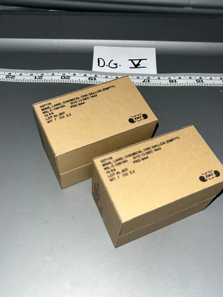 1/6 Scale WWII US Chemical Mine Boxes - Dale Guyer