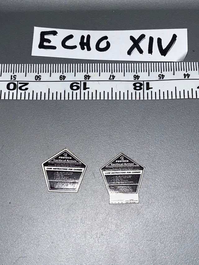 1/6 Scale Modern Era Body Armor Patch Set