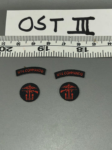 1/6 Scale WWII British Royal Commando Patches - UJINDOU Sniper