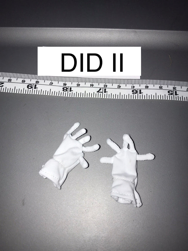 1/6 Scale WWII German Dress White Gloves