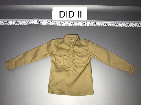 1/6 Scale WWII German Tan Dress Shirt