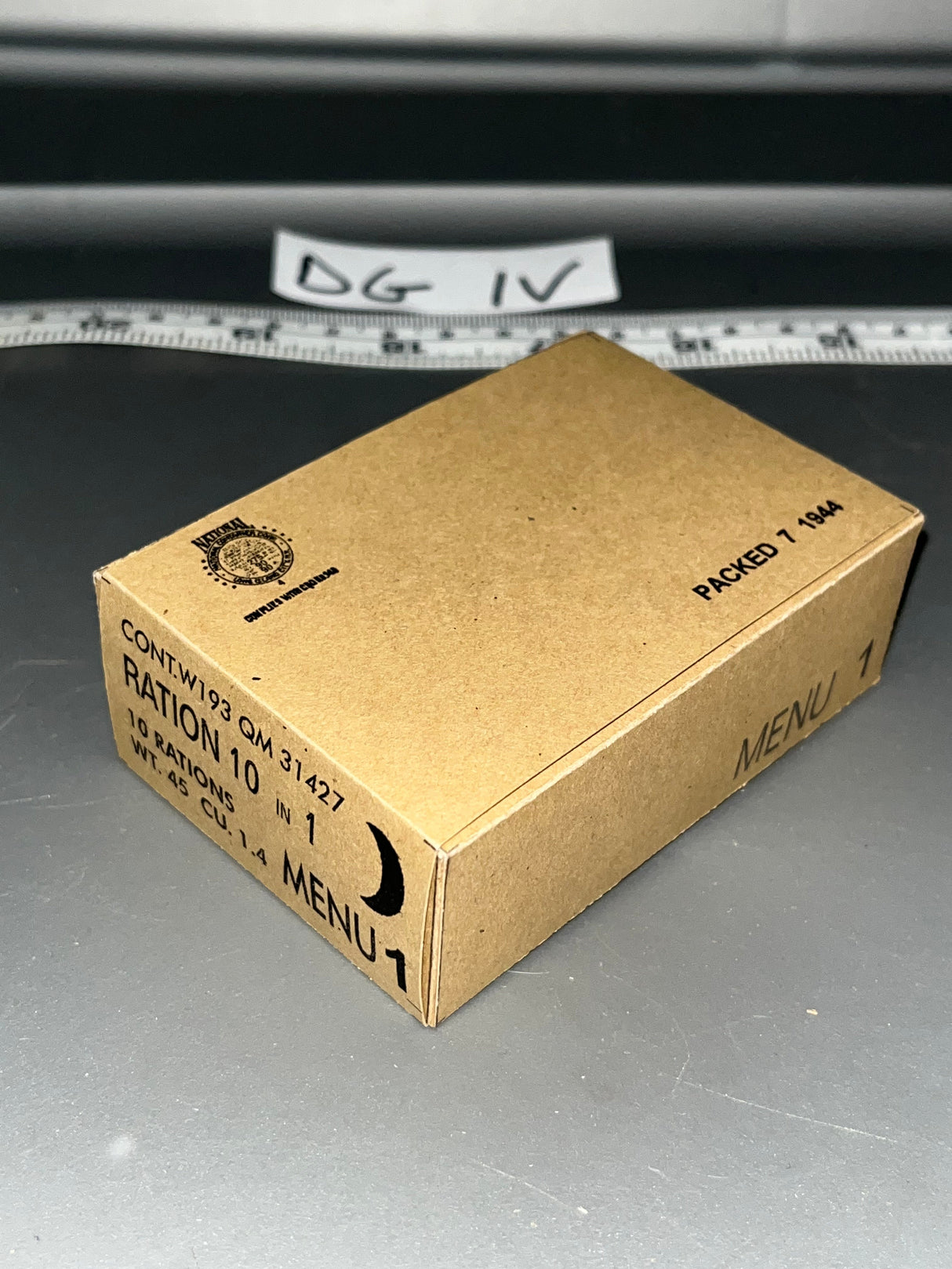 1/6 Scale WWII US 10 in 1 Ration Case - Dale Guyer