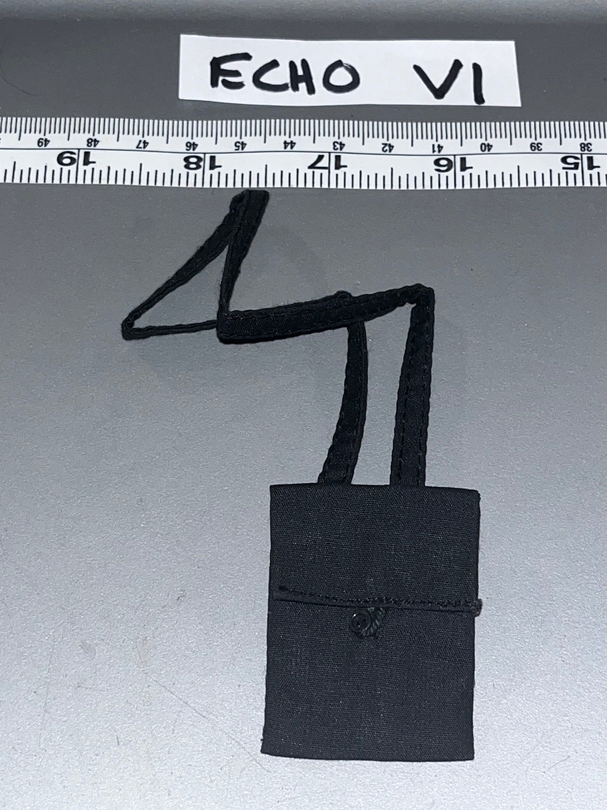 1/6 Scale Civil War Western Era Black Musette Bag