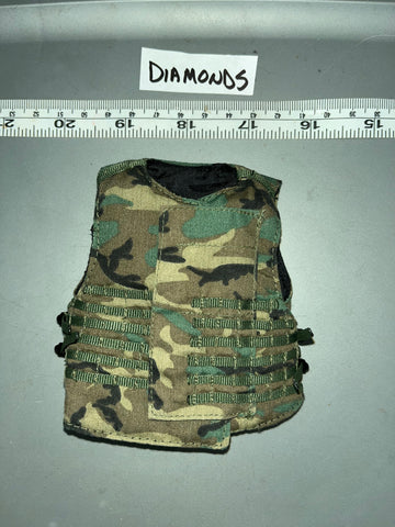 1/6 Scale Modern Era Woodland Body Armor