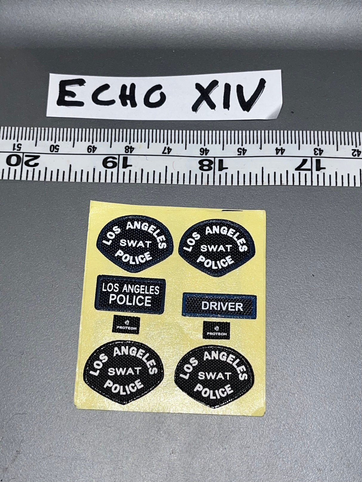 1/6 Scale Modern Era Police Patches Set