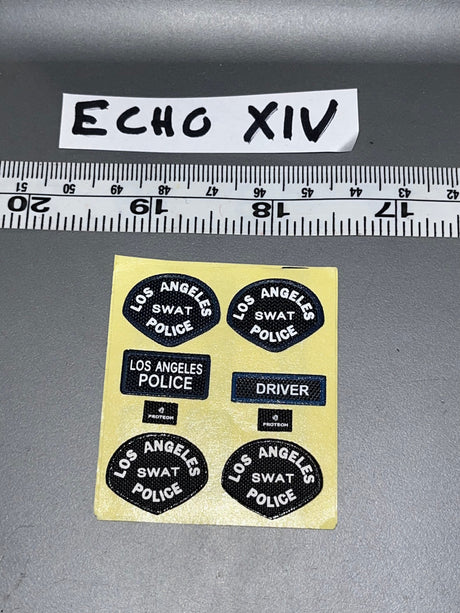 1/6 Scale Modern Era Police Patches Set