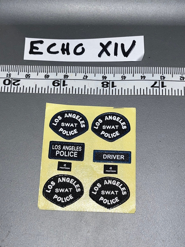 1/6 Scale Modern Era Police Patches Set