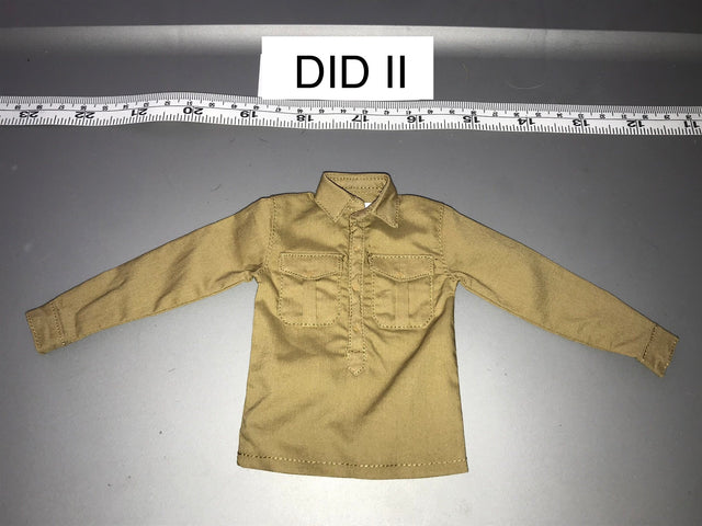 1/6 Scale WWII German Tan Dress Shirt