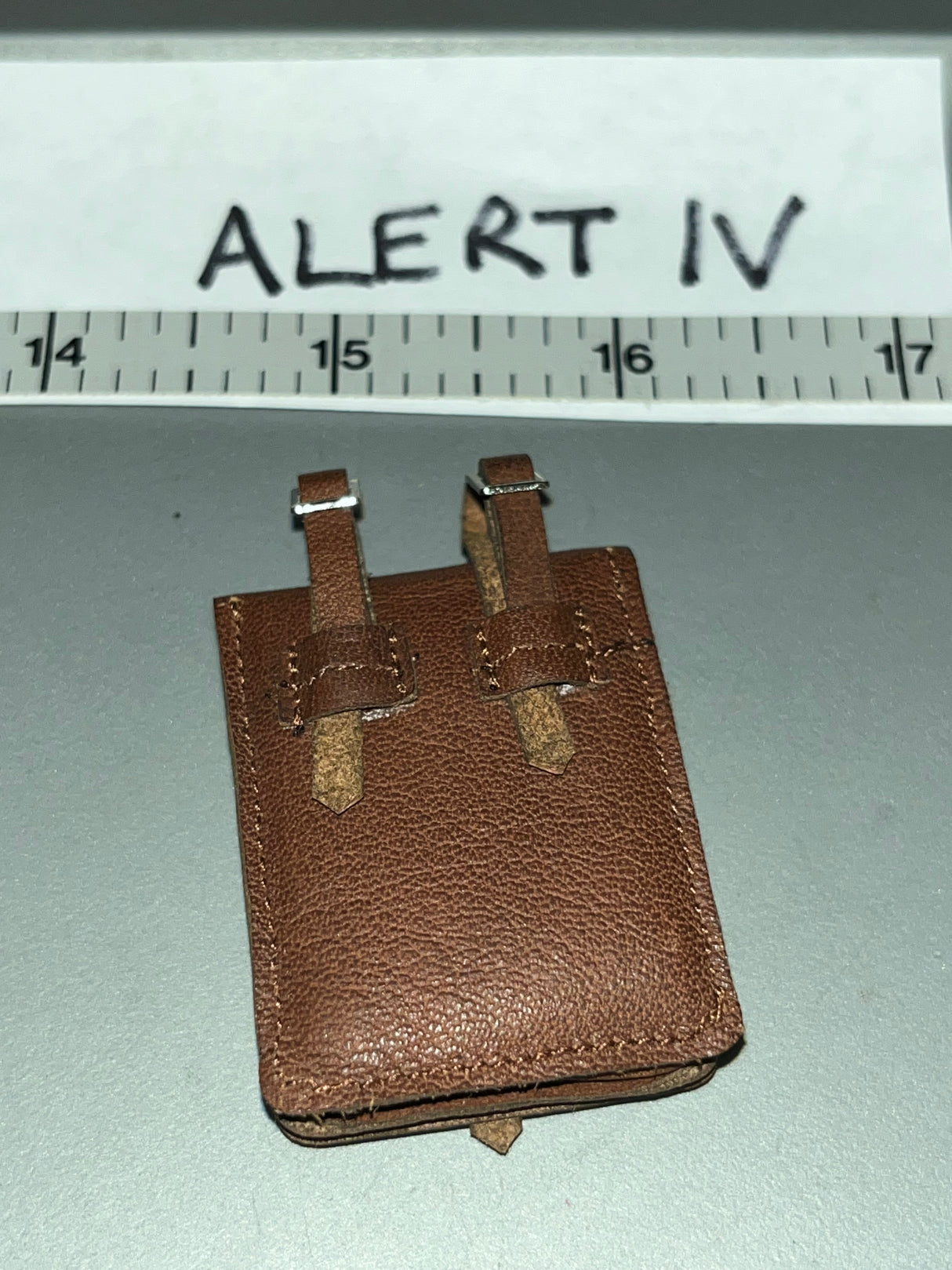 1/6 Scale WWII German Cavalry Leather Map Case - Alert