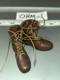 1/6 Scale WWII US  Paratrooper Leather Boots - Soldier Story Ryan