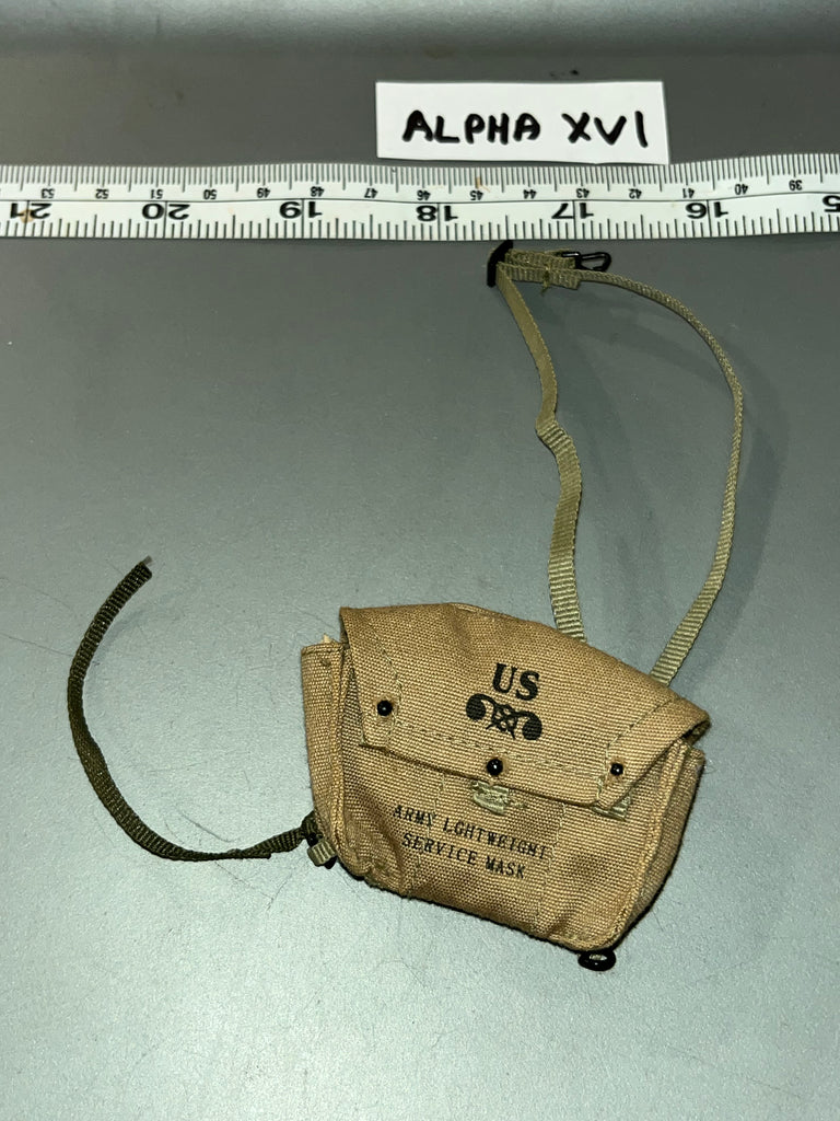 1/6 Scale WWII US Cloth Gas Mask Bag
