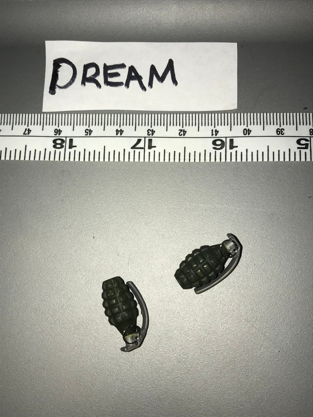 1/6 Scale WWII US Metal Grenades - DID