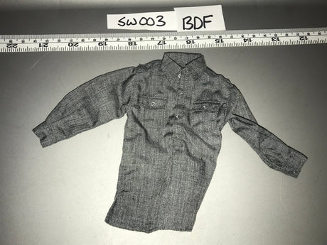 1/6 Scale WWII German Grey Work Shirt