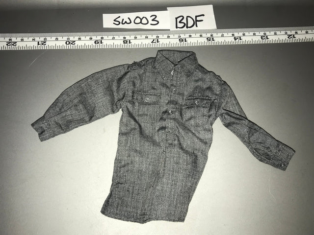 1/6 Scale WWII German Grey Work Shirt