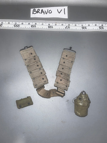1:6 Scale World War One US Cartridge Belt and Web Gear