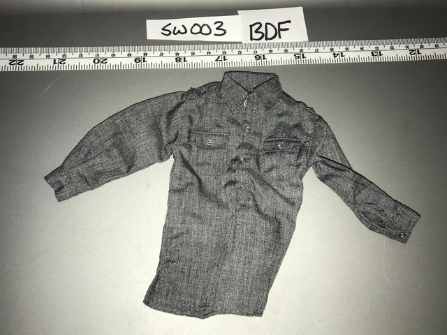 1/6 Scale WWII German Grey Work Shirt