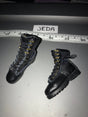 1/6 Modern Era Real Cloth/ Leather Lace Up Boots
