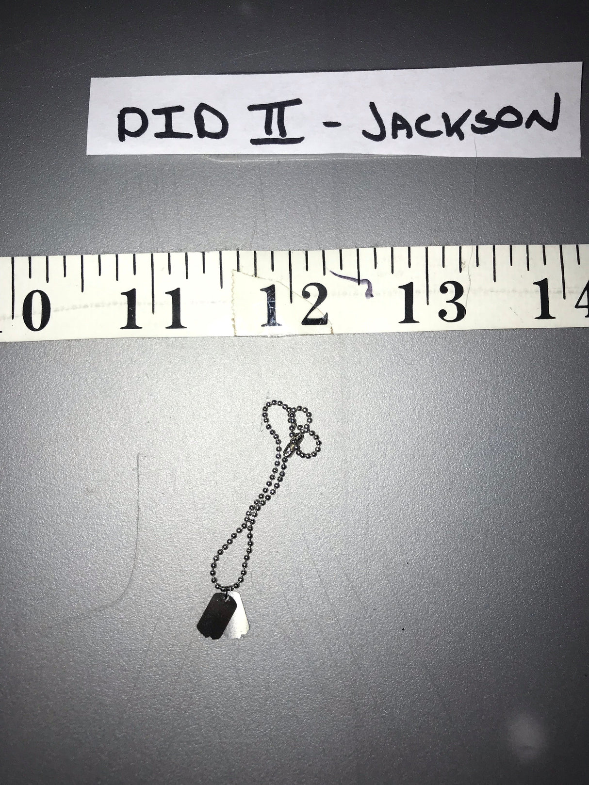 1/6 Scale WWII US Dog Tags
