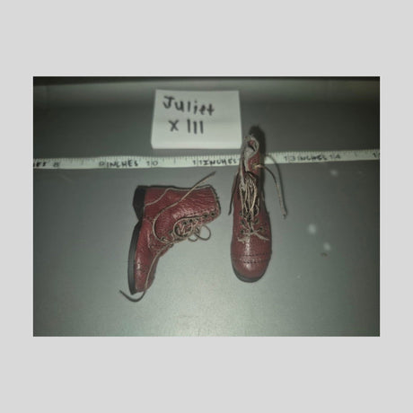 1/6 Scale WWII US Leather Boondocker Boots - Soldier Story