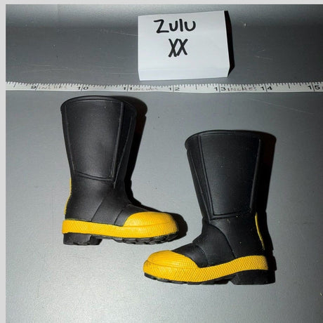 1/6 Scale Modern Era Firefighter Boots - GI Joe