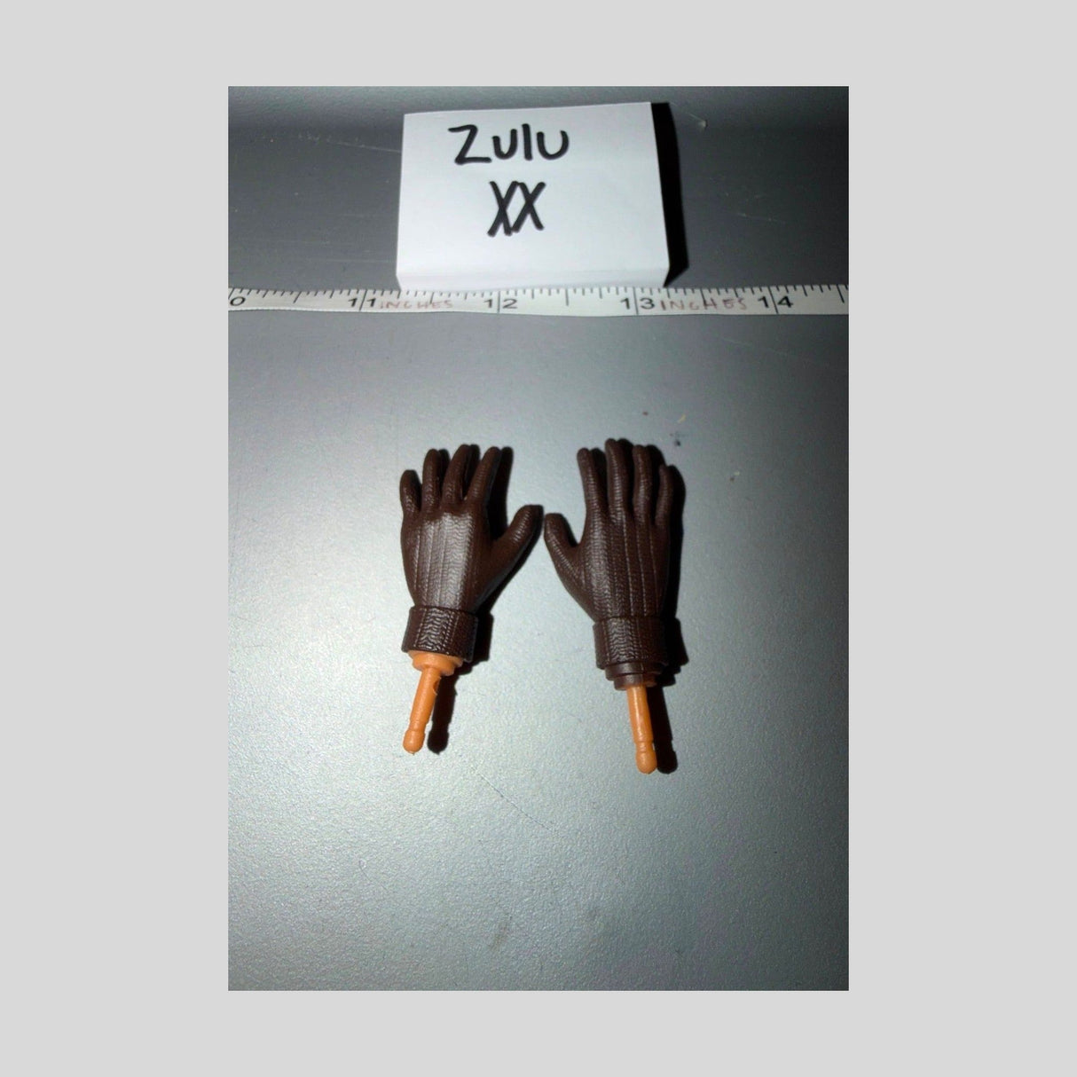 1/6 Scale WWII US Brown Gloved Hands Set - Dragon