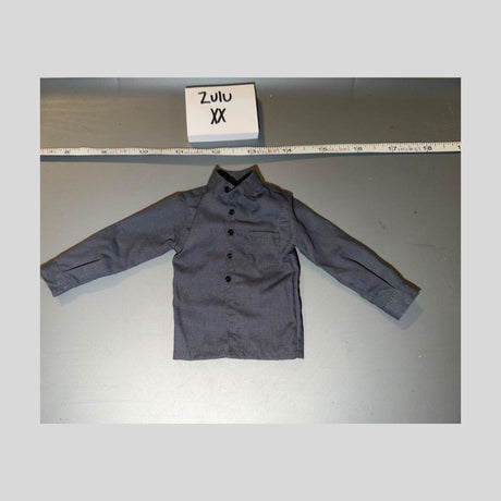 1/6 Scale Modern Western Grey Work Shirt - Dragon