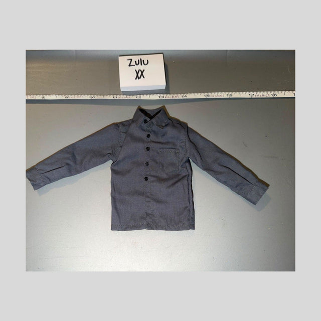 1/6 Scale Modern Western Grey Work Shirt - Dragon