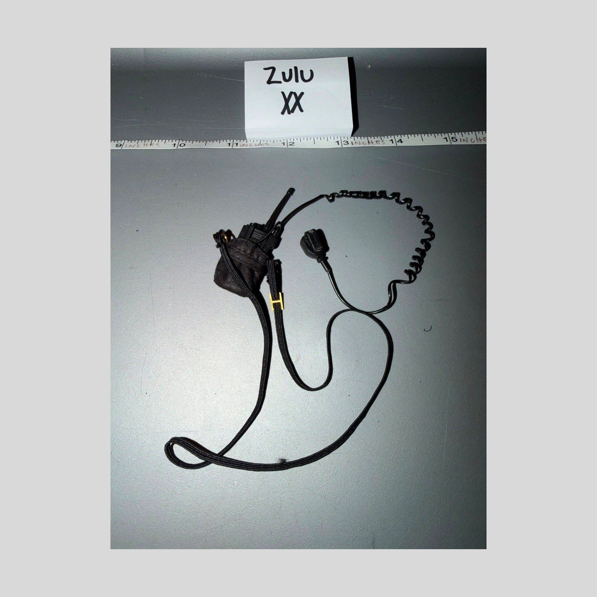 1/6 Scale Modern Era Radio with Shoulder Holster and Coiled Mic Set - GI Joe