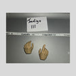 1/6 Scale Modern Era Caucasian Pointing and Open Grip Hands