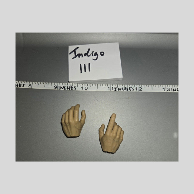 1/6 Scale Modern Era Caucasian Pointing and Open Grip Hands