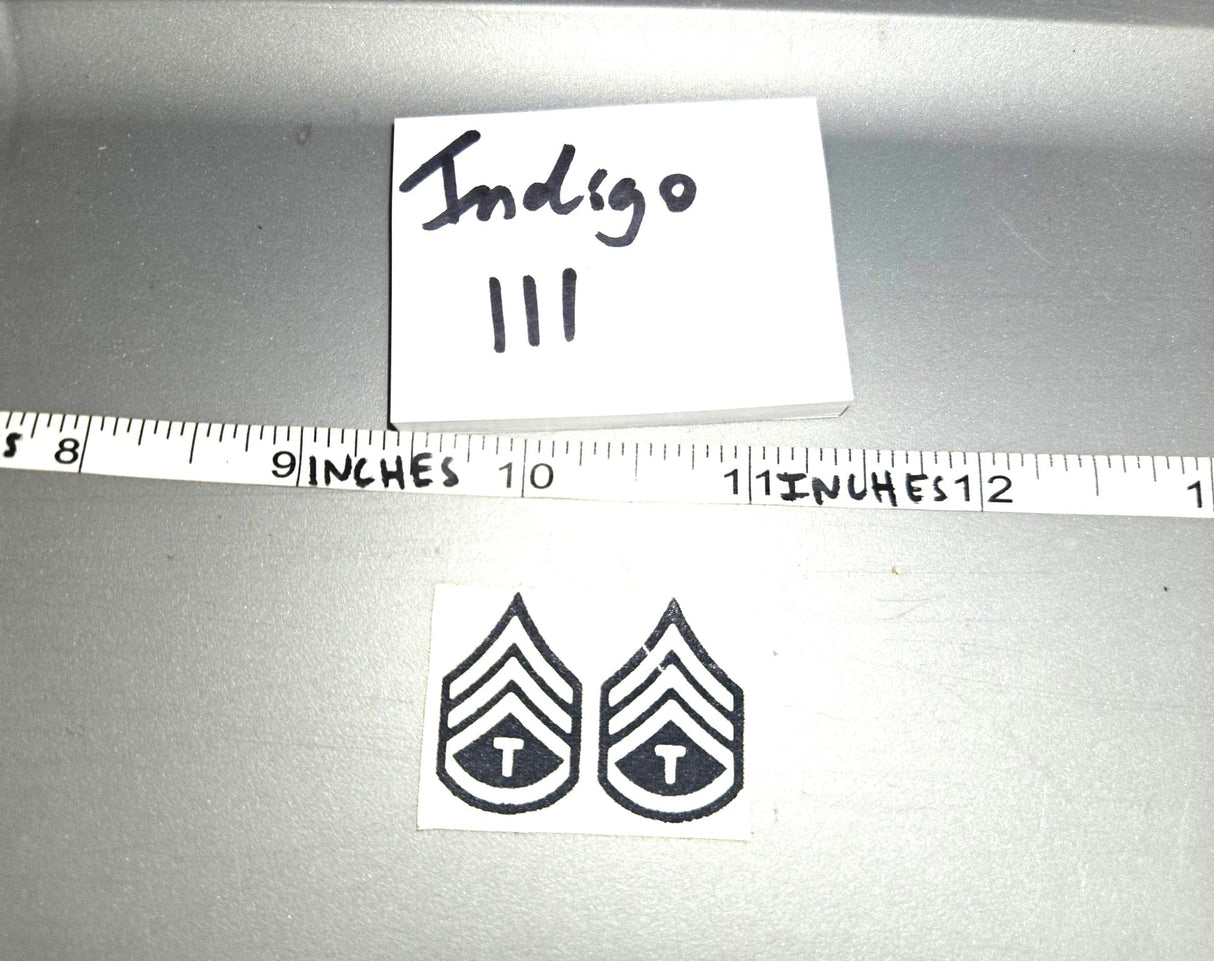 1/6 Scale WWII US Army Technical Sergeant Rank Insignia - Dragon