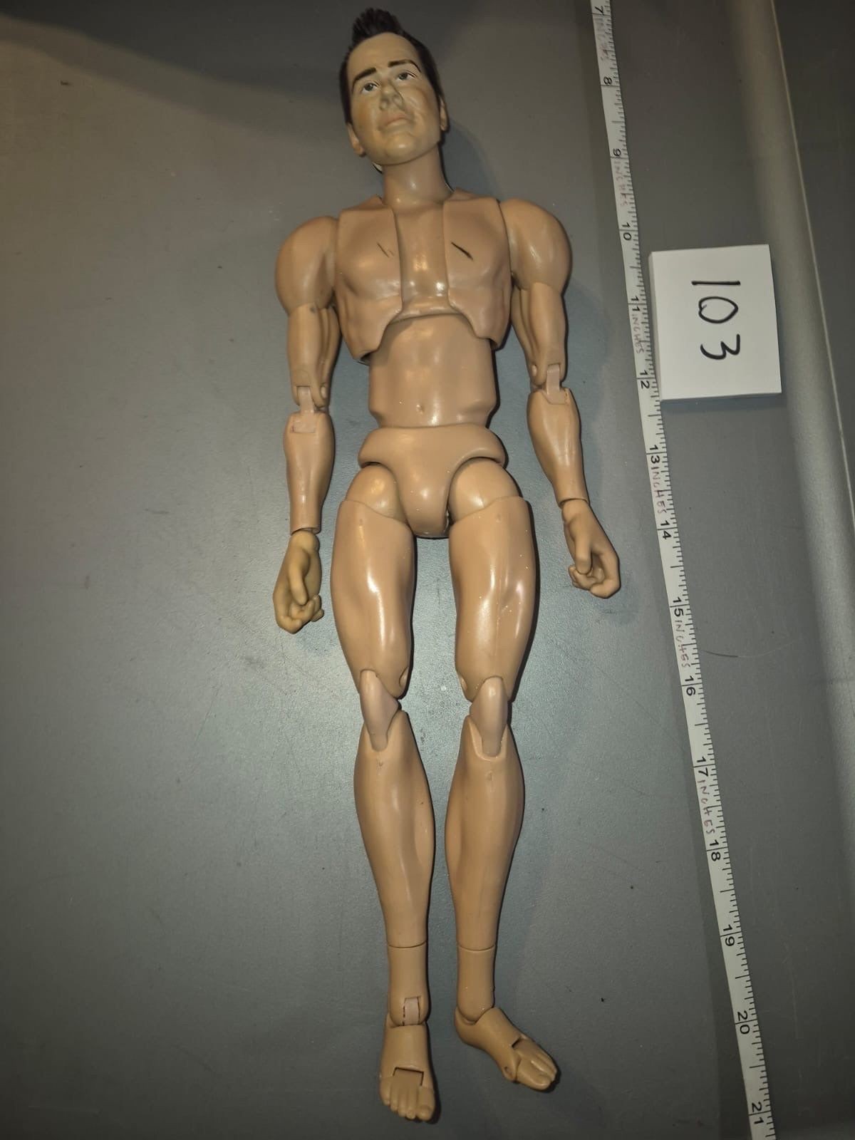 1/6 Scale Nude Male Action Figure Body - Ghostbusters Mattel Ray