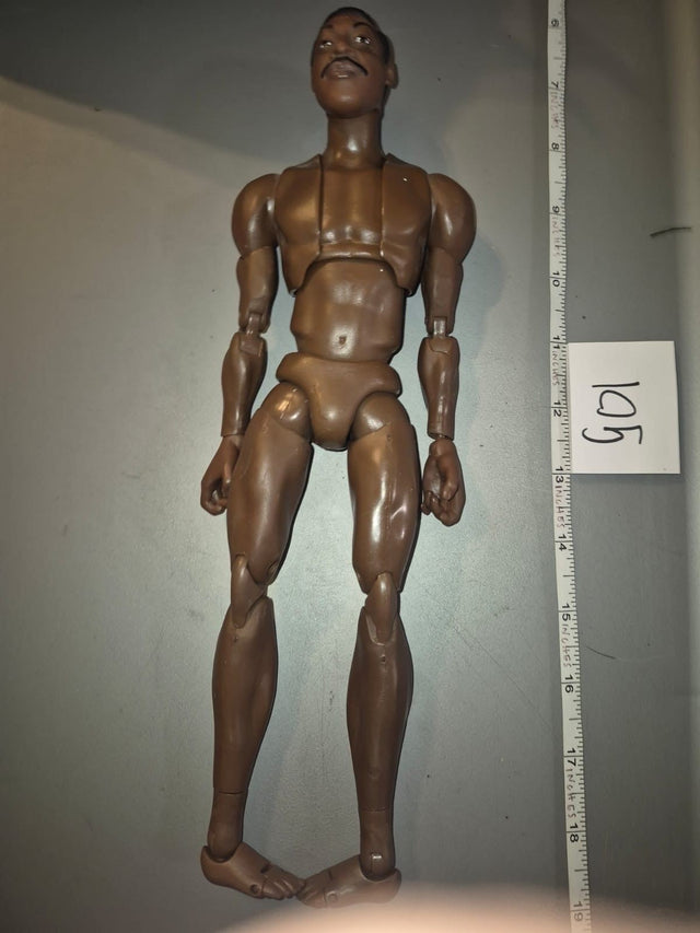 1/6 Scale Nude Male Ghost Buster’s African American Black Action Figure Body - Mattel