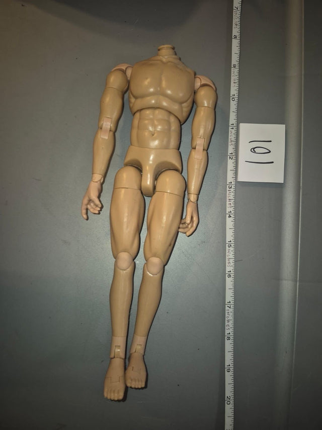 1/6 Scale Nude Male Action Figure Body - Dragon
