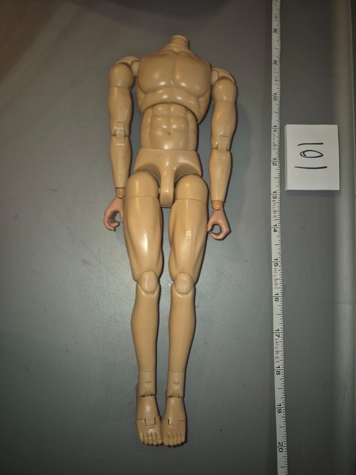 1/6 Scale Nude Male Action Figure Body - Dragon