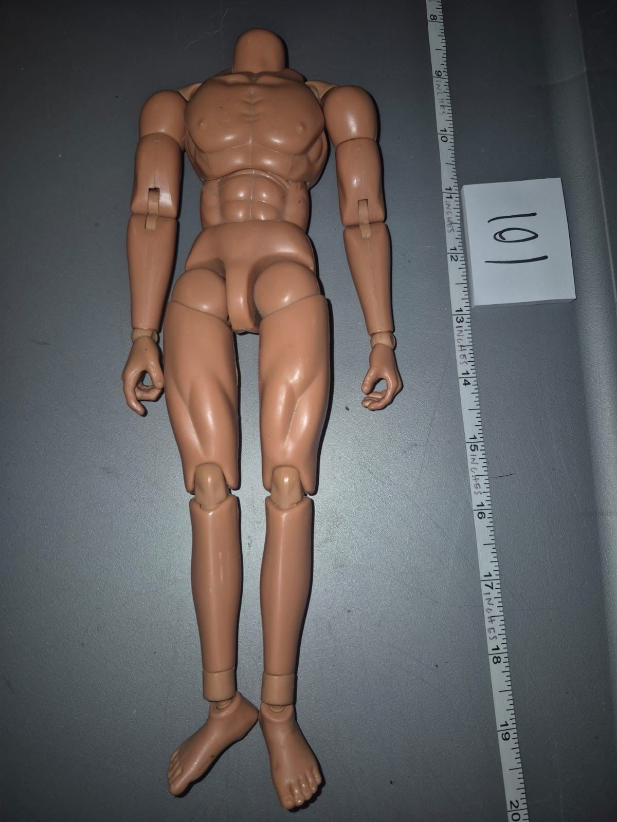 1/6 Scale Nude Basic Male Action Figure Body - BBI