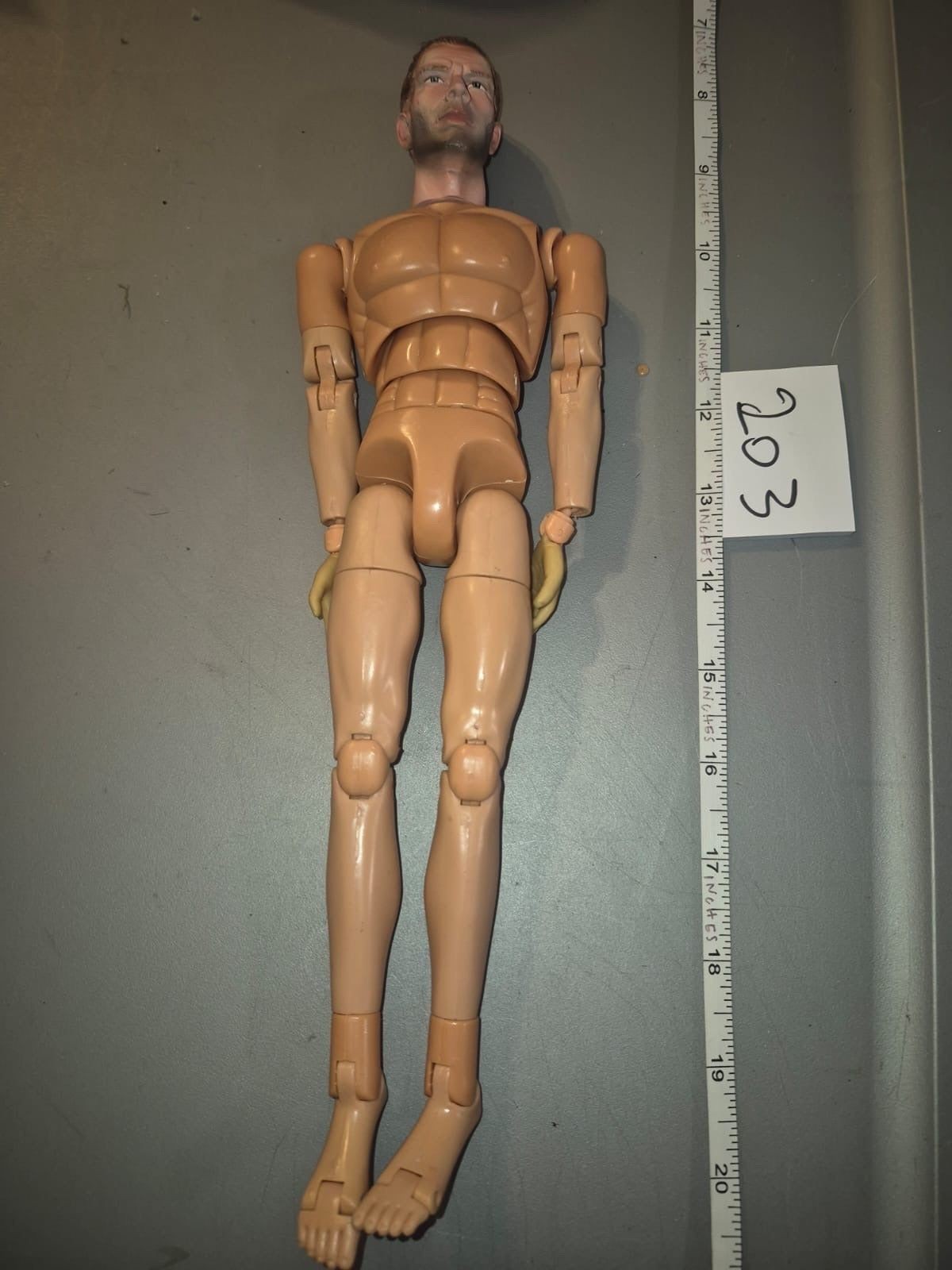 1/6 Scale Nude Male Action Figure Body - DID