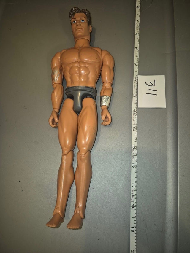 1/6 Scale Nude Male Action Figure Basic Body - Mattel