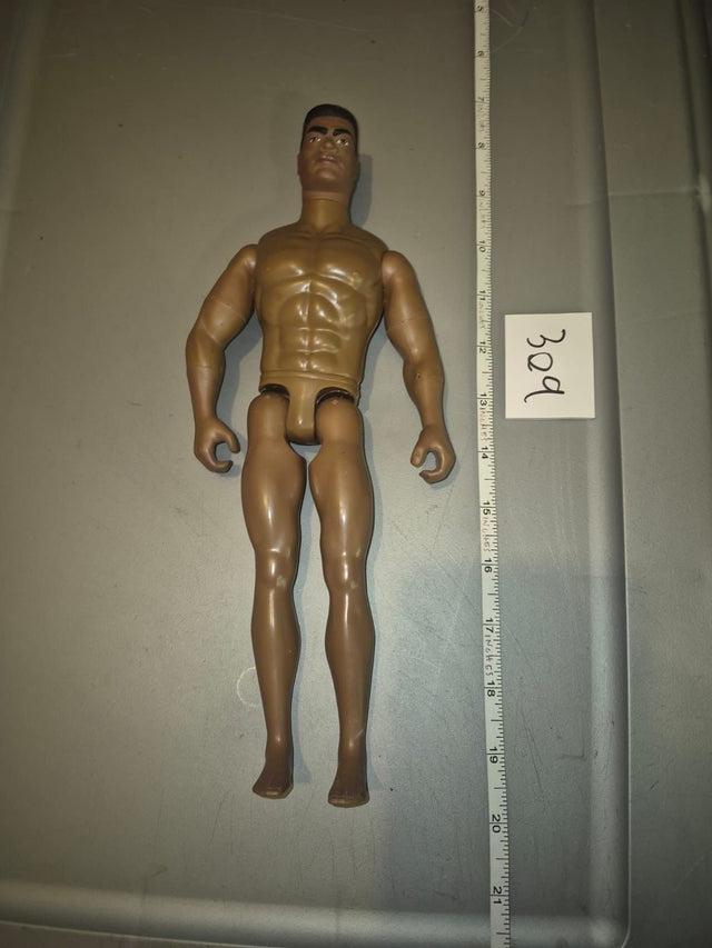 1/6 Scale Nude Male Muscular Action Figure Body - African American - GI Joe