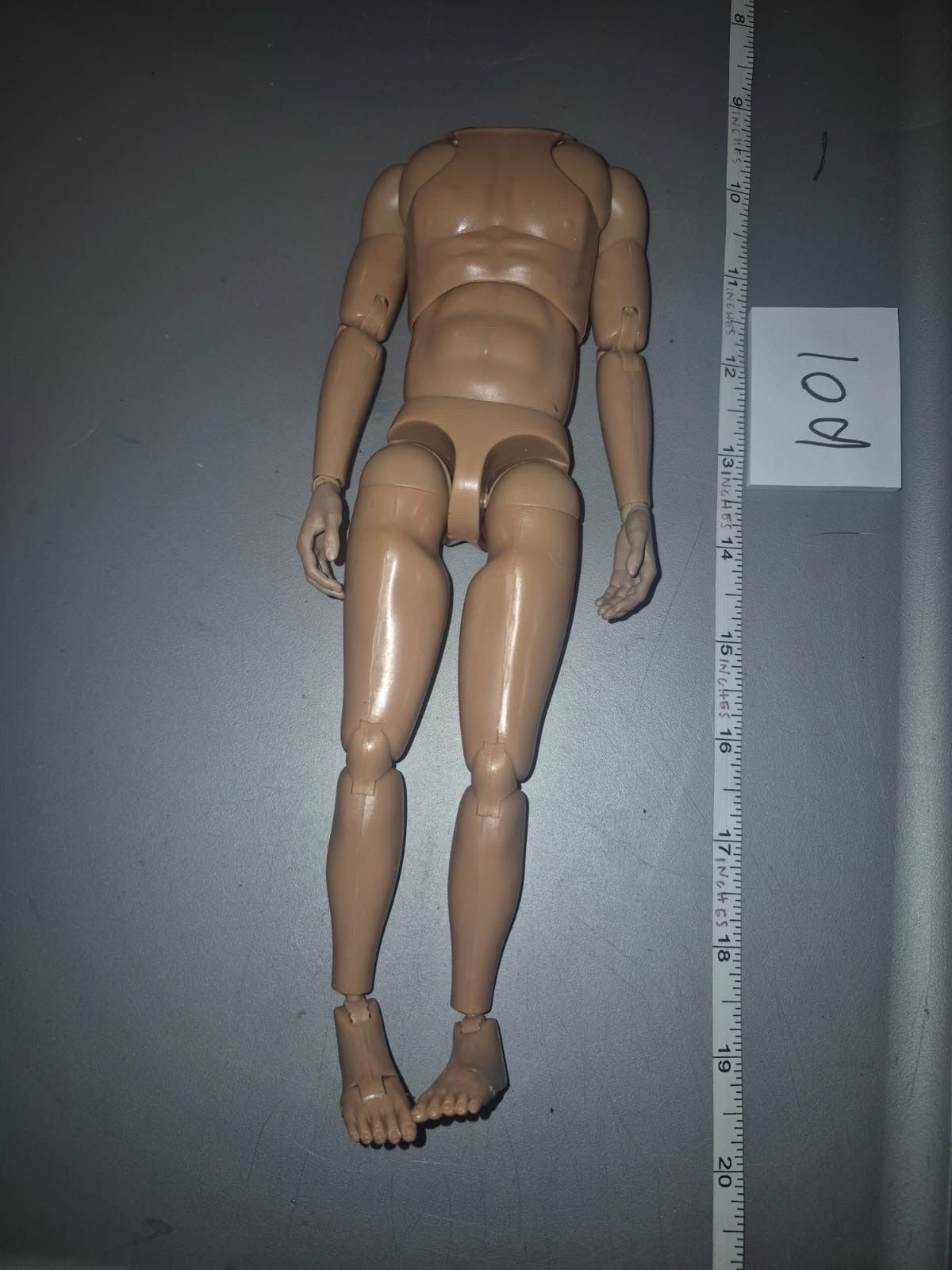 1/6 Scale Nude Male Action Figure Basic Body - DID