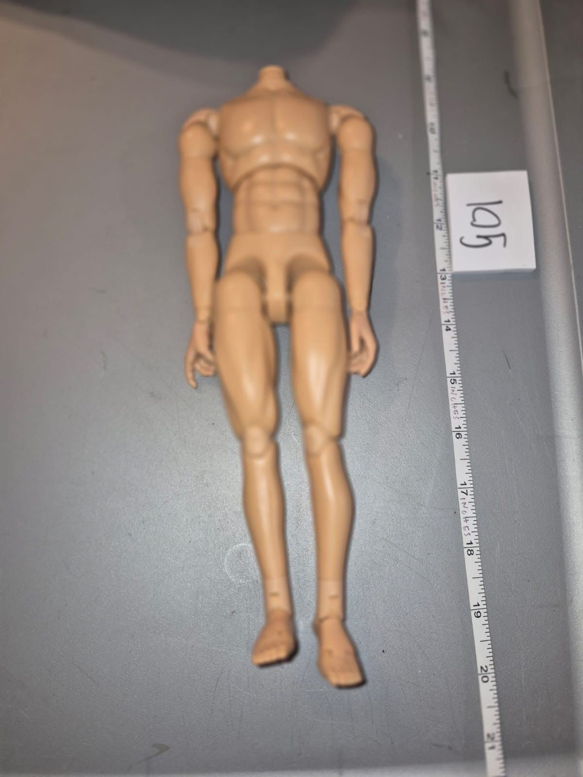 1/6 Scale Nude Male Action Figure Body - Dragon