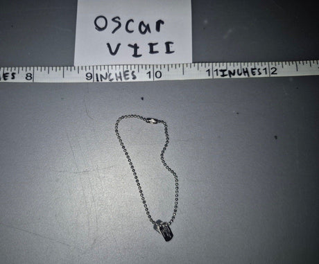 1/6 Scale WWII US Military Dog Tags with Chain