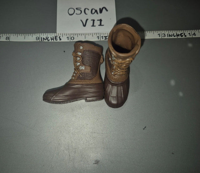 1/6 Scale Modern Era Duck Boot Winter Boots - Hunter