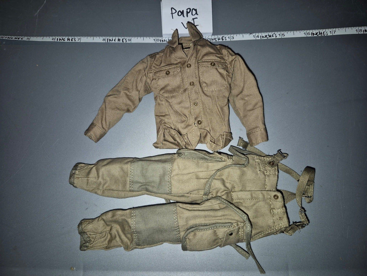 1/6 Scale WWII US Army Shirt and Pants - Paratrooper