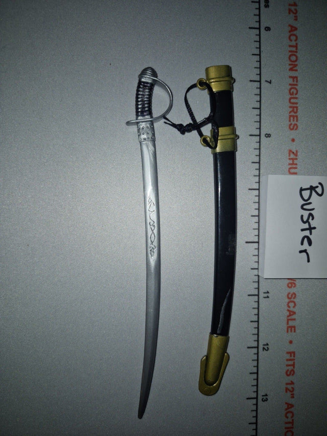 1/6 Scale Revolutionary War Napoleonic Saber and Scabbard - SOTW
