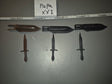 1/6 Scale Western Era Knife Set