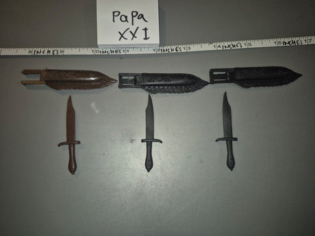1/6 Scale Western Era Knife Set