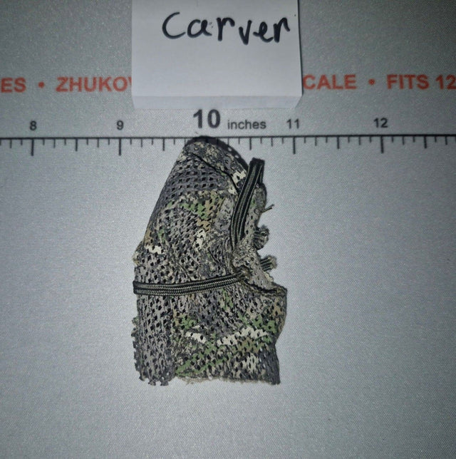 1/6 Scale Modern Era Camouflage Ghillie Hood - Civilian Hunter