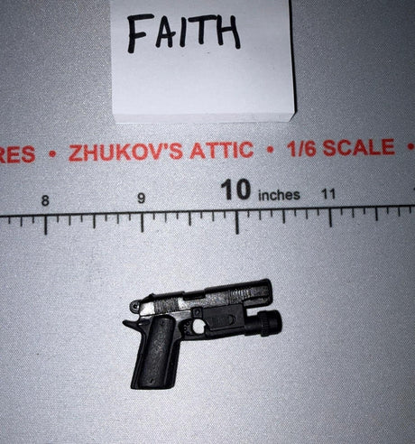 1/6 Scale Modern Era Pistol with Tactical Light - Ultimate Soldier