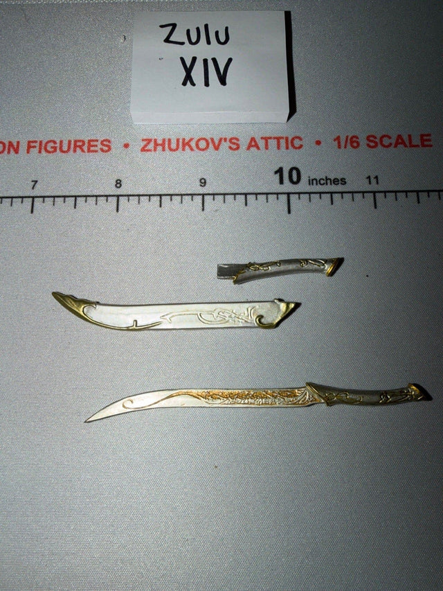 1/6 Scale Fantasy Elven Sword Set - Sideshow Lord of the Rings